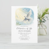 Invitation à la fête funéraire de la colombe du so (Debout devant)