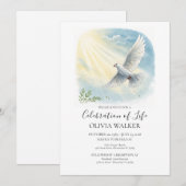 Invitation à la fête funéraire de la colombe du so (Devant / Derrière)