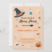 Invitation à la fête Halloween Hocus Pocus (Devant)