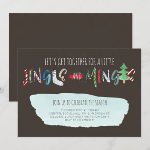 Invitation à la fête Jingle & Mingle