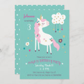 Invitation à la fête magique d'anniversaire de l'U (Devant / Derrière)