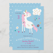 Invitation à la fête magique d'anniversaire de l'U (Devant / Derrière)