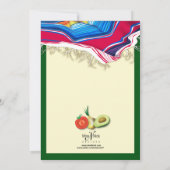 Invitation à la Fête mexicaine chic et amusante (Dos)