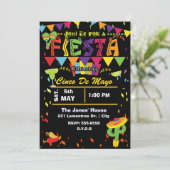 Invitation à la fête mexicaine Cinco De Mayo (Debout devant)