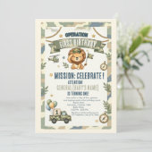 Invitation à la fête militaire pour le premier ann (Debout devant)