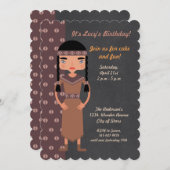 Invitation à la fête nationale amérindienne (Devant / Derrière)