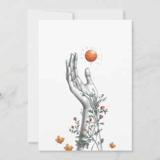 invitation à la fête orange
