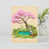 Invitation À La Fête | Panda Lover | Panda de l'ou (Debout devant)