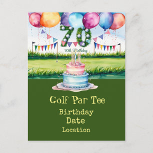 Invitation à la fête Par Tee pour les 70 ans de go