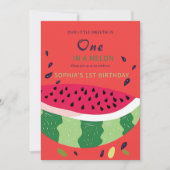 Invitation à la fête Pastèque Vibes d'été (Devant)