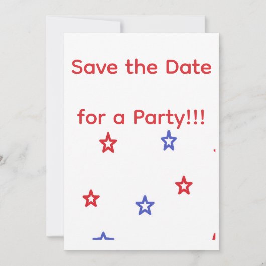 Invitation à la fête patriotique (Devant)