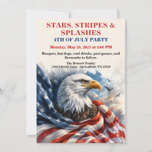 Invitation à la fête patriotique de l'Aigle du 4 j