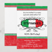 Invitation à la fête personnalisée de la Cimier it (Devant / Derrière)