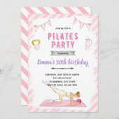 Invitation à la fête Pilates (Devant / Derrière)