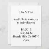 invitation à la fête poop emoji (Dos)