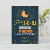 Invitation à la fête pour la lune pour deux (Debout devant)