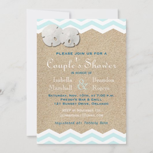 Invitation à la fête prénatale pour les futurs mar (Devant)