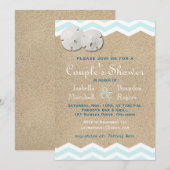 Invitation à la fête prénatale pour les futurs mar (Devant / Derrière)