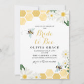 Invitation à la fête prénuptiale Daisy Bride to Be (Devant)