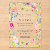 Invitation à la fête prénuptiale dans le Jardin Fl (Recto)