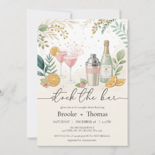 Invitation à la fête prénuptiale pour remplir le b