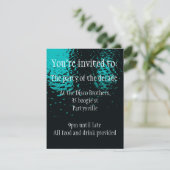 Invitation à la fête recto verso à n'importe quell (Debout devant)