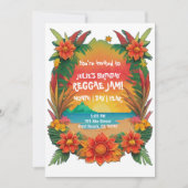 Invitation à la fête Reggae (Devant)