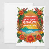 Invitation à la fête Reggae (Devant / Derrière)