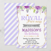 Invitation à la fête royale pourpre cinquième (Devant / Derrière)