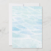 Invitation à la fête sirène et requin (Dos)