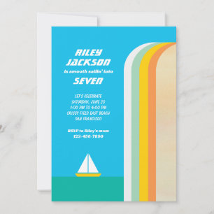 Invitation à la fête Smooth Sailin