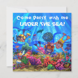 Invitation à la fête sous la mer