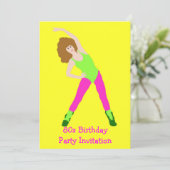 Invitation à la fête sur le thème des années 80 (Debout devant)