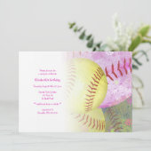 invitation à la fête sur le thème du softball fémi (Debout devant)