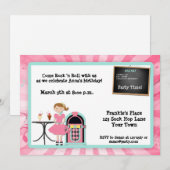 Invitation à la fête thématique des années 50 (Devant / Derrière)