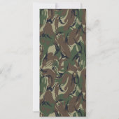 Invitation à la fête thématique du soldat (Dos)