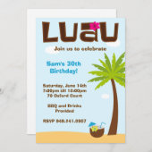 Invitation à la fête tropicale (Devant / Derrière)