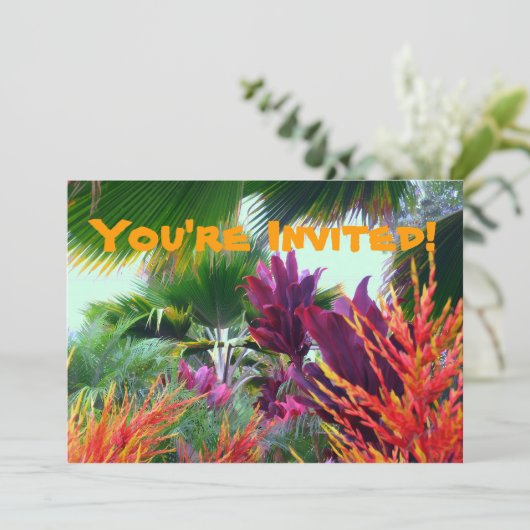 Invitation à la fête tropicale (Debout devant)