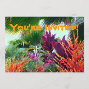 Invitation à la fête tropicale