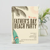 Invitation à la fête tropicale de la Fête des Père (Debout devant)