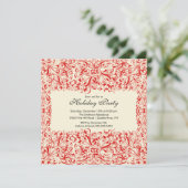 Invitation à la Fête Vintage Red & Cream (Debout devant)