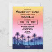 Invitation à la fête VIP Gradfest 2026 (Devant)
