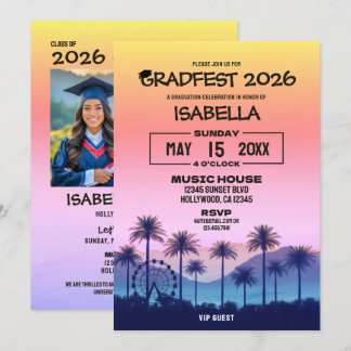 Invitation à la fête VIP Gradfest 2026