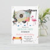 Invitation à la fête White Trash Bash (Debout devant)