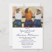 INVITATION À LA FÊTE YAHOO WESTERN (Devant)