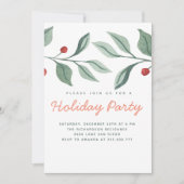 Invitation à la feuille de verdure de la fête de v (Devant)