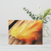 Invitation à la feuille tombante (Debout devant)