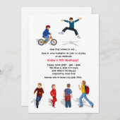 Invitation à la fin de l'année scolaire (Devant / Derrière)