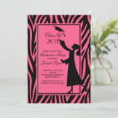 Invitation à la fin de l'épreuve du Zèbre rose Sil (Debout devant)