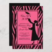 Invitation à la fin de l'épreuve du Zèbre rose Sil (Devant / Derrière)